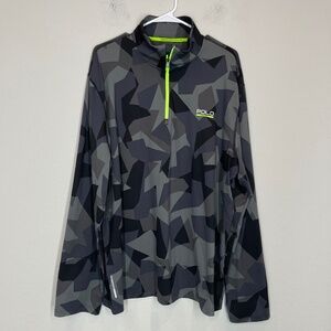 Polo Sport Ralph Lauren Performance Shirt Men's XXL Camo Geometric